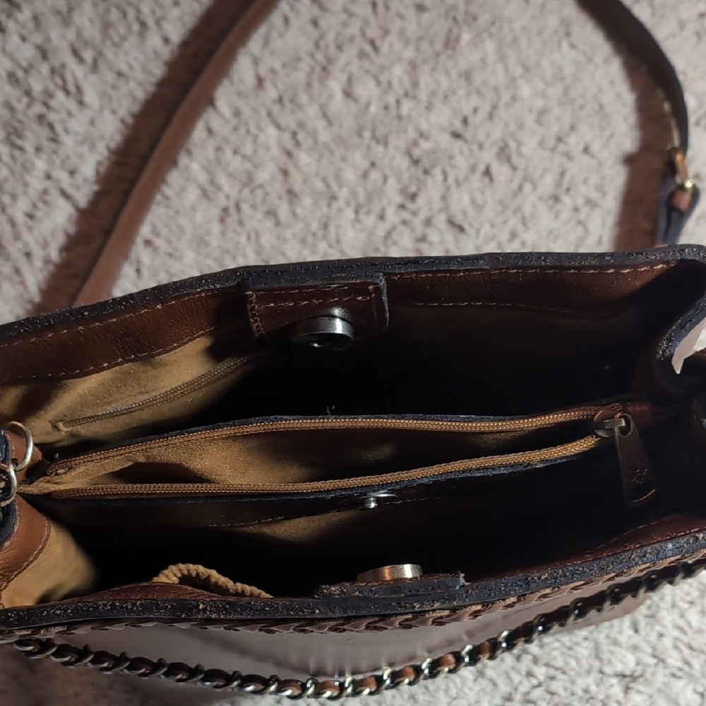 Elegant Brown Leather Women's Bag
